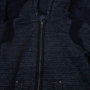 Black and grey hoodie